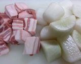こってり美味しい♪大根と豚バラの煮込み☆作り方1写真
