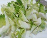 春が来た～♪蕾菜とささみのごま風味サラダ作り方3写真