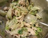 春が来た～♪蕾菜とささみのごま風味サラダ作り方10写真