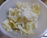 レンジで簡単!キャベツのお浸し生姜風味作り方1写真