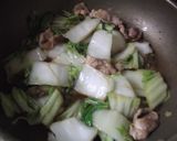 白菜と豚肉の甘酢炒め作り方5写真