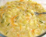 レンジで低カロ！野菜入りスペインオムレツ作り方2写真