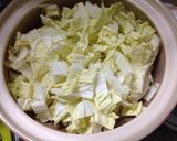 白菜と半熟玉子のゴマだれ煮作り方1写真