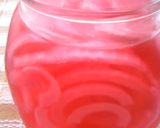 甘酸っぱい♪ピンク色の紫たまねぎの漬物作り方4写真