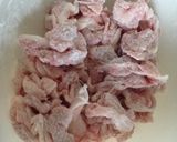 豚の甘辛丼！作り方1写真