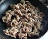 豚の甘辛丼！作り方3写真