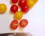 切るだけ★ミニトマトのカプレーゼ作り方2写真