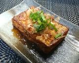 ピリッと焼き厚揚げ♡生姜＆柚子胡椒味作り方4写真