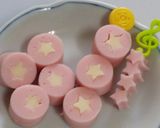 細い魚肉ソーセージ&チーズでキャラ弁に♬作り方5写真