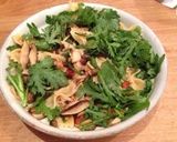 キノコと春菊のパスタ作り方6写真