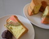 抹茶＆ココアマーブルシフォン★クリスマス作り方17写真