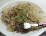 糖質制限♪糸こん塩辛パスタ作り方6写真