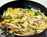 スパイシー！シンガポール風カレー焼きそば作り方4写真