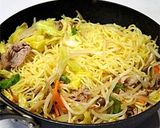 スパイシー！シンガポール風カレー焼きそば作り方5写真