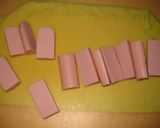 お魚ソーセージと卵の炒め物作り方1写真