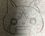 妖怪ウォッチ☆ ロボニャン ☆キャラ弁作り方1写真