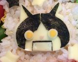 妖怪ウォッチ☆ ロボニャン ☆キャラ弁作り方4写真