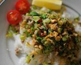 ベトナム風のっけ飯♬炒めひき肉とセロリ作り方4写真