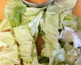 ノンオイル☆キャベツと卵の蒸し焼き作り方1写真