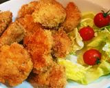節約*弁当*簡単*揚げない*ささみフライ作り方5写真
