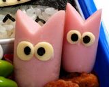 細い魚肉ソーセージ&チーズでキャラ弁に♬作り方11写真