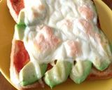 アボカドとチーズのピザトースト作り方6写真