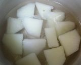 簡単おでん風時短煮物～練り天入り作り方1写真