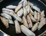 身離れ抜群～♡な手羽中と卵の甘辛煮作り方2写真