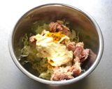 ツナとキャベツのカレーマヨサンドイッチ作り方2写真