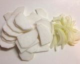 豆乳で＊かぶのポタージュスープ作り方1写真