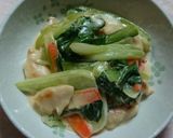 ささみのとチンゲン菜のクリーム煮作り方7写真