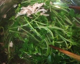 豆苗（トウミョウ）と豚肉のからし和え作り方6写真