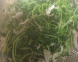 豆苗（トウミョウ）と豚肉のからし和え作り方7写真
