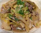白菜たっぷり牛肉煮込み作り方4写真