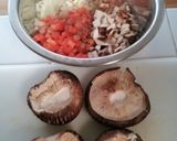 椎茸の肉詰め✽玉葱ダレで作り方2写真