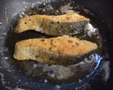 うをの華流！サーモンのレモンバターソース作り方4写真