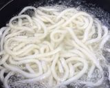 黄身明太釜揚げうどん作り方1写真