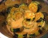 カレーチーズ味のズッキーニピカタ作り方4写真