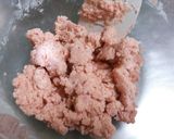 メロンパンクッキー☆苺風味作り方3写真
