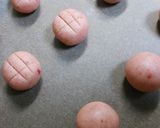 メロンパンクッキー☆苺風味作り方4写真