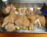 鶏胸のピリ辛甘酢炒め　ネギまみれ作り方2写真