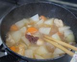 !簡単ハマる!鶏胸肉と大根の甘辛煮作り方9写真