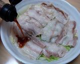 豚バラ肉＆白菜のレンジ蒸し♪ポン酢でー作り方4写真