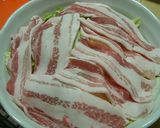豚バラ肉＆白菜のレンジ蒸し♪ポン酢でー作り方2写真