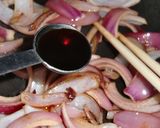 簡単おつまみ☆醤油で仕上げる玉葱のソテー作り方3写真