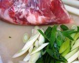 調理10分！豚肉と白ネギの塩麹ミルク煮作り方1写真