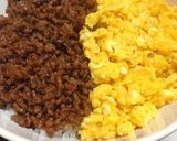 ♡そぼろ丼♡作り方3写真