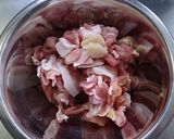 豚肉のケチャチー焼き作り方1写真