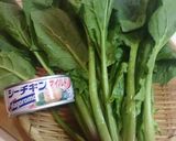 ☆ほうれん草とシーチキンの和え物☆作り方1写真