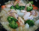 ケチャップで☆鶏ももと根菜の煮物作り方3写真